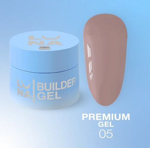 Premium Gel №5,15ml LUNA Гель для наращивания 22632 фото
