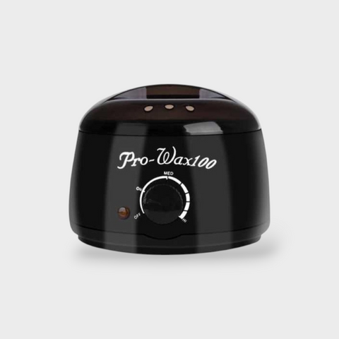 Воскоплав банковий з терморегулятором PRO-WAX 100 Black для воску в гранулах та таблетках на 400 мл 13065 фото