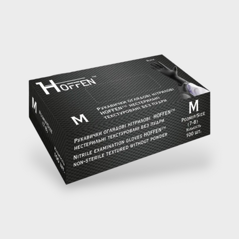 Перчатки HOFFEN Чорні M 3,5г 16734 фото