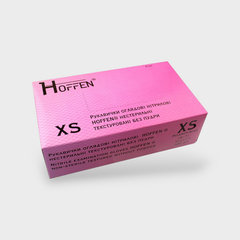 Перчатки HOFFEN Рожеві XS 3,5г 18955 фото