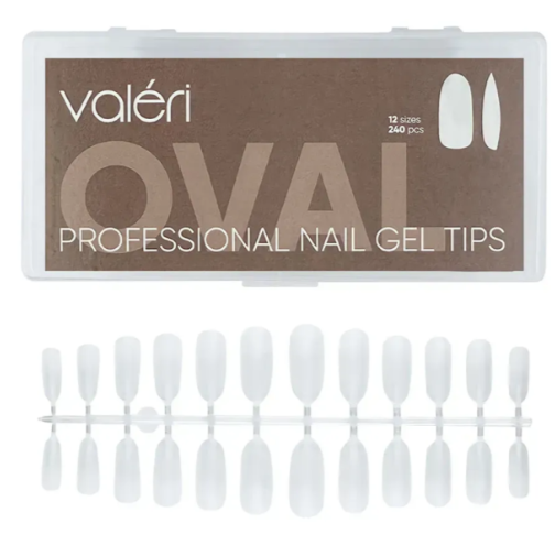 Valeri Nail Gel Tips Oval NVNGTO фото