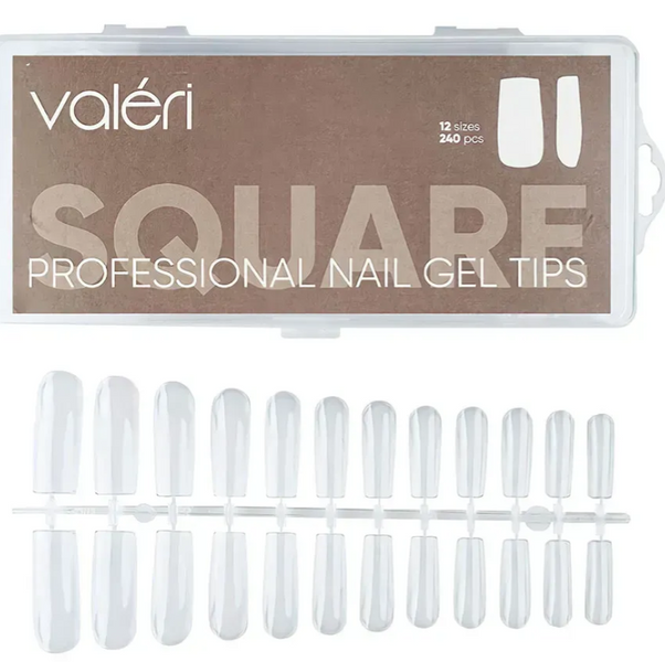 Valeri Nail Gel Tips Square NVNGTS фото