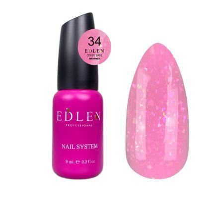 Edlen Cover base Shimmer 9ml №34 18458 фото
