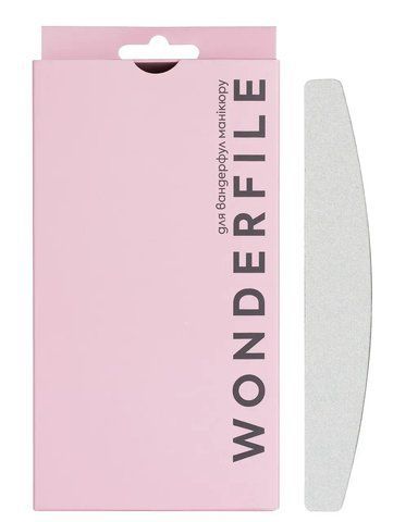 Абразиви для пилки на піні півмісяць Wonderfile 162*24 100гр (50)шт WFFB162/100 фото