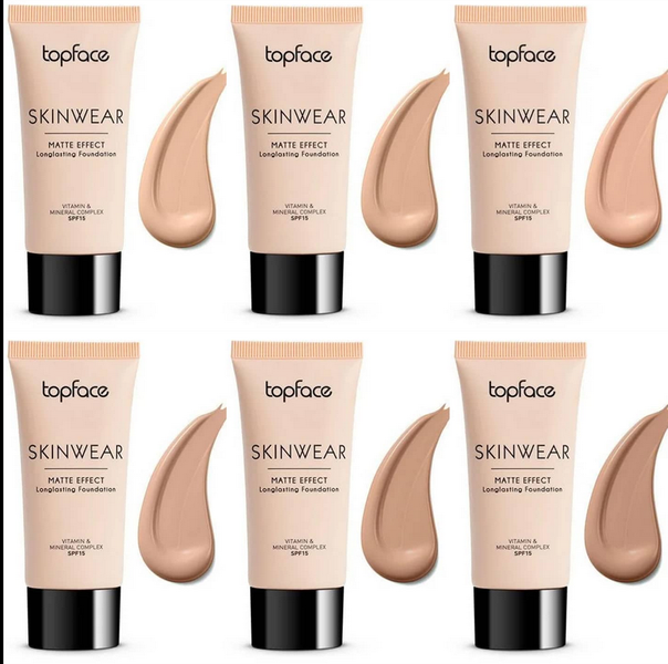 TopFace Тональный крем Skinwear Matte Effect Loonglasting Foundation 003 14007 фото