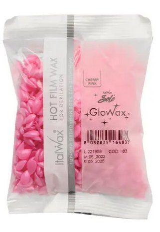 Воск GLOWAX CHERRY PINK в гранулах ITALWAX 100 гр 13565 фото