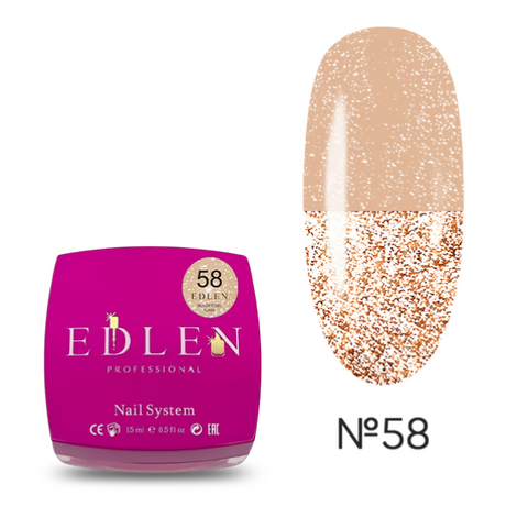EDLEN Builder Gel Flash 15ml №58 23631 фото
