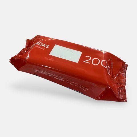Салфетки для дезинфекции Бланидас 2000 експрес 100шт.(повреждённая уп.) 24543 фото