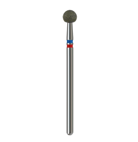 Фреза алмазна Куля 040 (blue + red) Premium 17683 фото