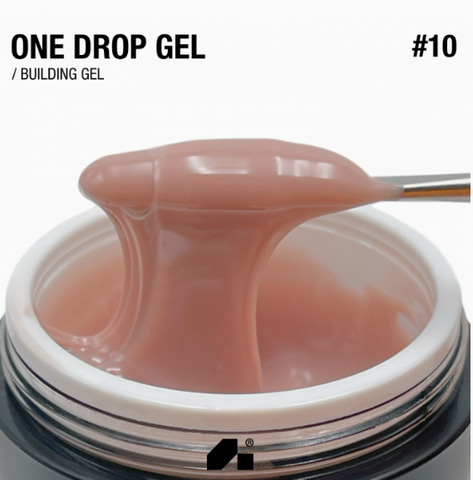 Гель для наращивания "One Drop Gel" 30г №10 - черный sugar 2101400445540 фото