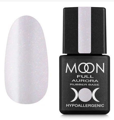MOON FULL AURORA Shimer Rubber Base, 8 ml №2007 11831 фото