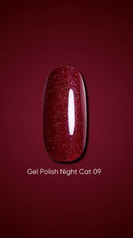 Гель лак Dark Night Cat 09, 6ml 19130 фото